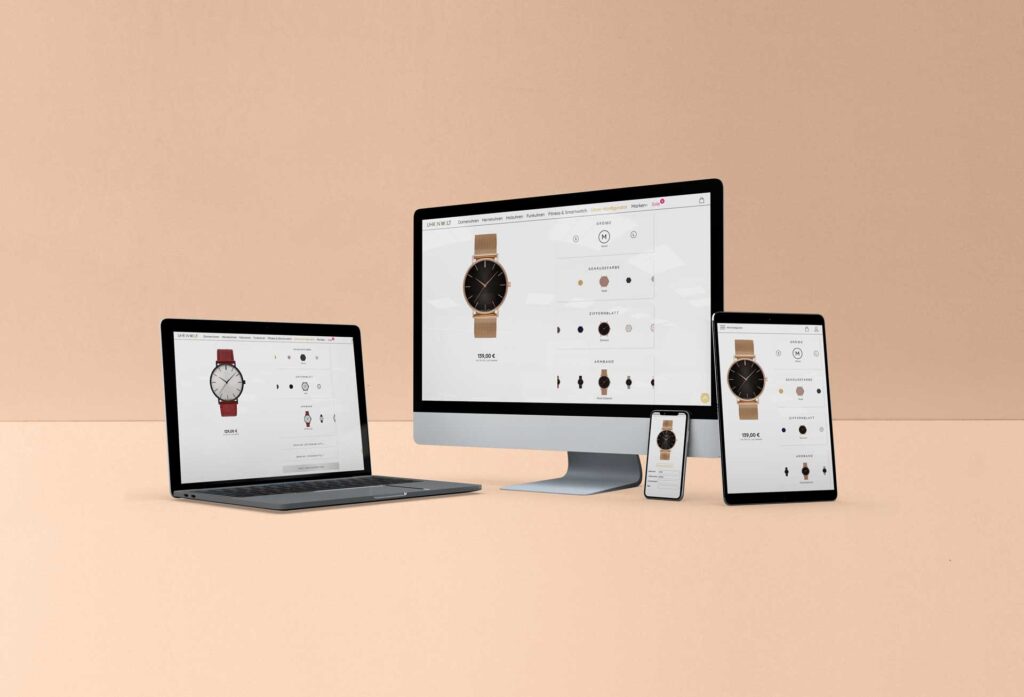 Live Konfigurator für Uhren