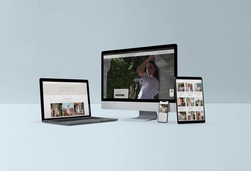 Online Shop für Brautmode