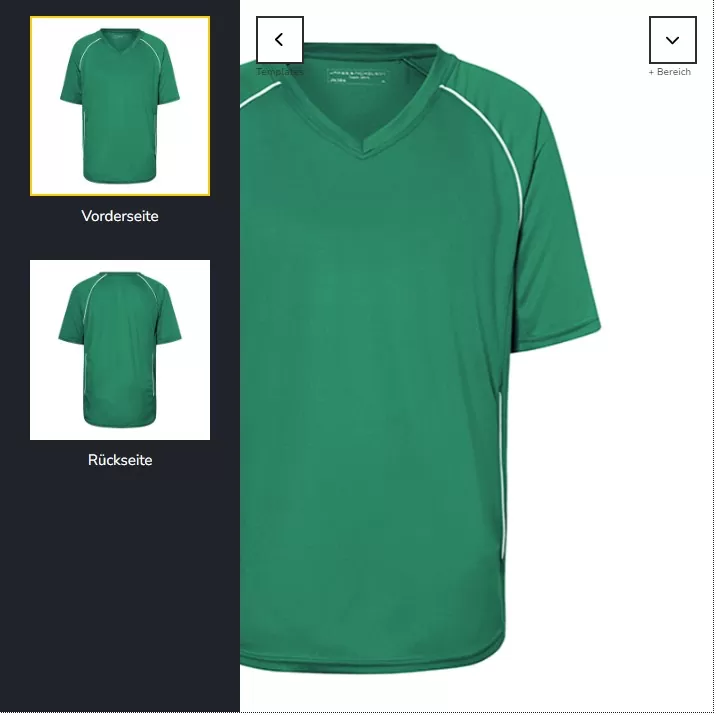 Bereiche bestimmen - Ansichten